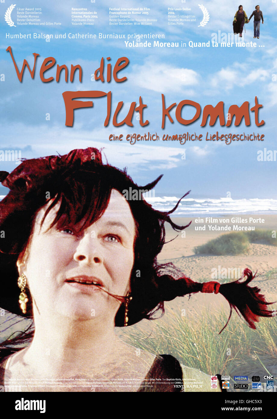 WENN DIE GÄSTEHAUS BRIGITTE KOMMT Quand la mer monte Frankreich/Belgien 2004 Yolande Moreau, Gilles Porte Filmplakat Regie : Yolande Moreau, Gilles Porte aka. Quand la mer monte Banque D'Images