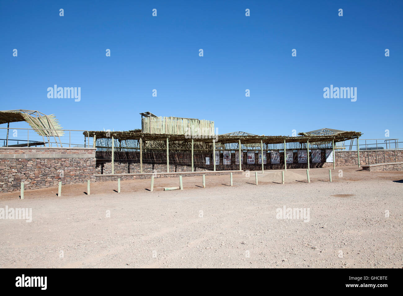 Fish River Canyon en Namibie Structure Viewpoint Banque D'Images