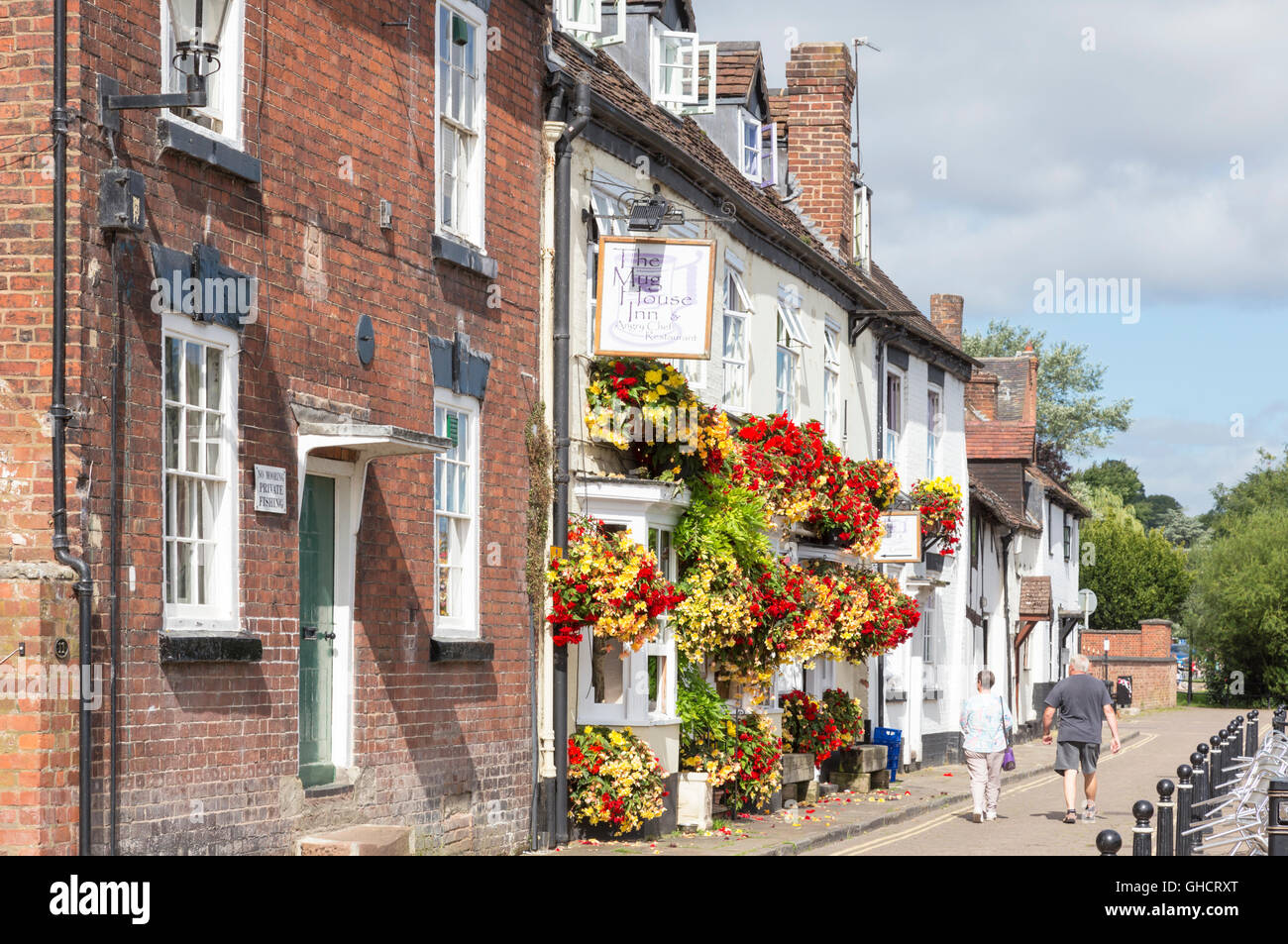 Le Mug House Inn dans la ville de Riverside Bewdley, Worcestershire, Angleterre, RU Banque D'Images