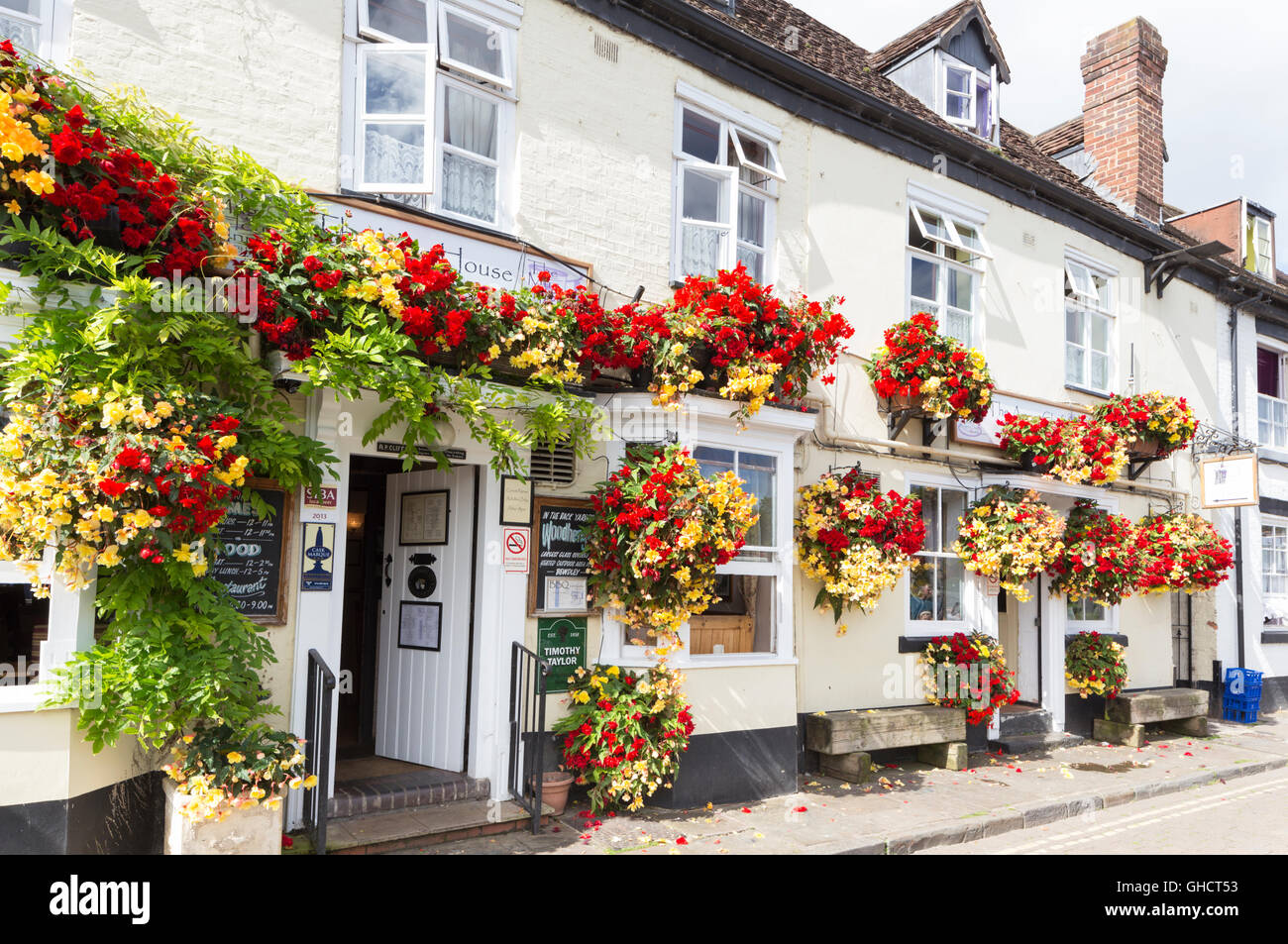 Le Mug House Inn dans la ville de Riverside Bewdley, Worcestershire, Angleterre, RU Banque D'Images