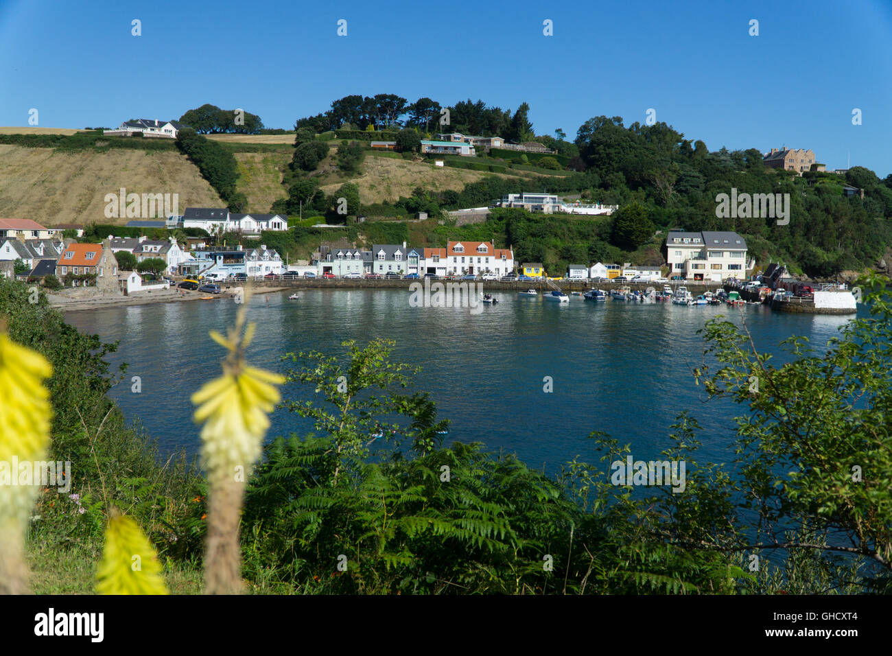 Rozel Bay,Port,Jersey, Channel Islands, Banque D'Images