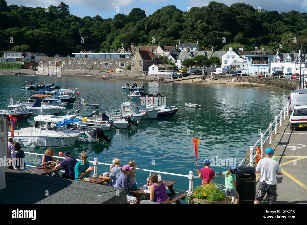 Rozel Bay,Port,Jersey, Channel Islands, Banque D'Images