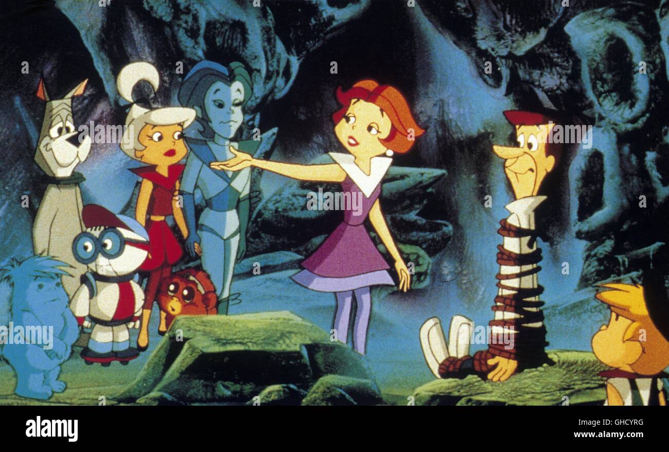 The Jetsons : LE FILM USA 1990 Joseph Barbera, William Hanna Animation : Jetsons Regie : Joseph Barbera, William Hanna Banque D'Images