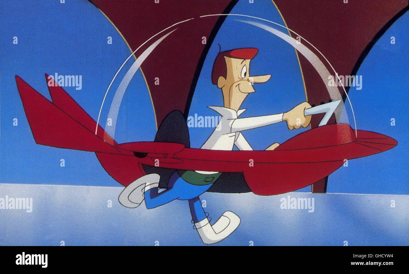 The Jetsons : LE FILM USA 1990 Joseph Barbera, William Hanna George Jetson Regie : Joseph Barbera, William Hanna Banque D'Images