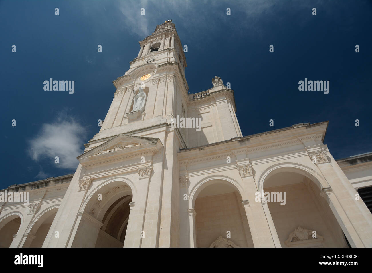 Le Portugal, sanctuaire de Fatima (Santuário de Fátima), la Basilique de Notre-Dame du Rosaire Banque D'Images