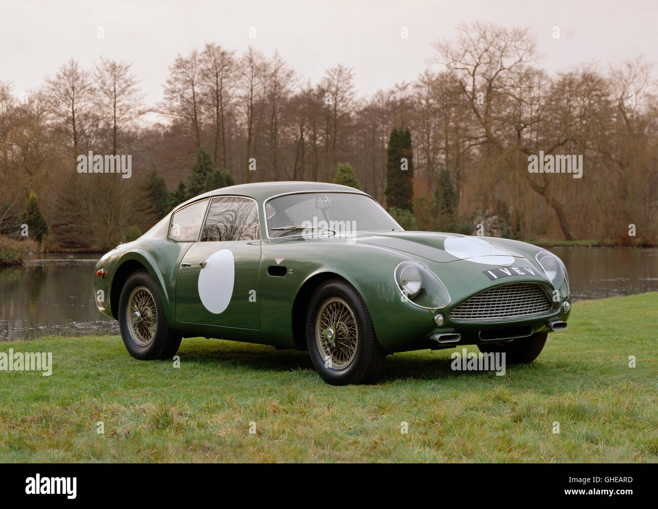 1961 Aston Martin DB4 GT Zagato 3. 7 litre nombre de course léger Berlinetta 1 VEV Pays d'origine Royaume-Uni Banque D'Images