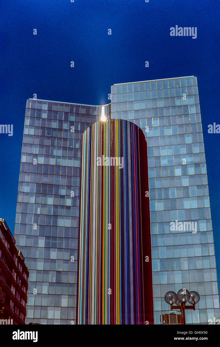 Gratte-ciel à Paris, La Défense, France. Banque D'Images