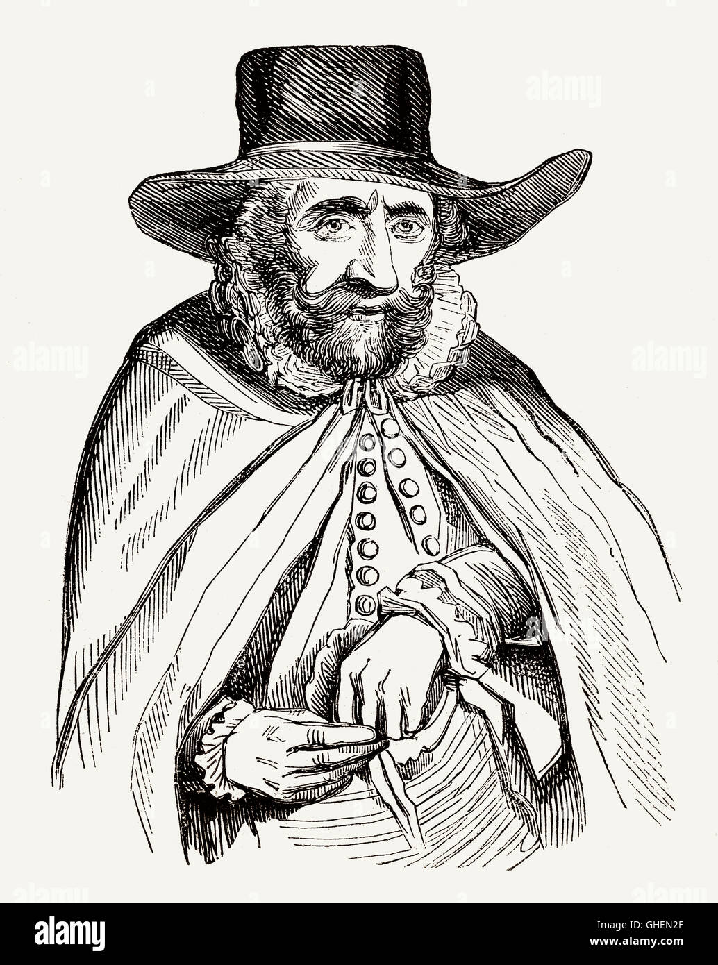 Thomas Hobson, ch. 1544-1631, un transporteur, Hobson's choice Banque D'Images