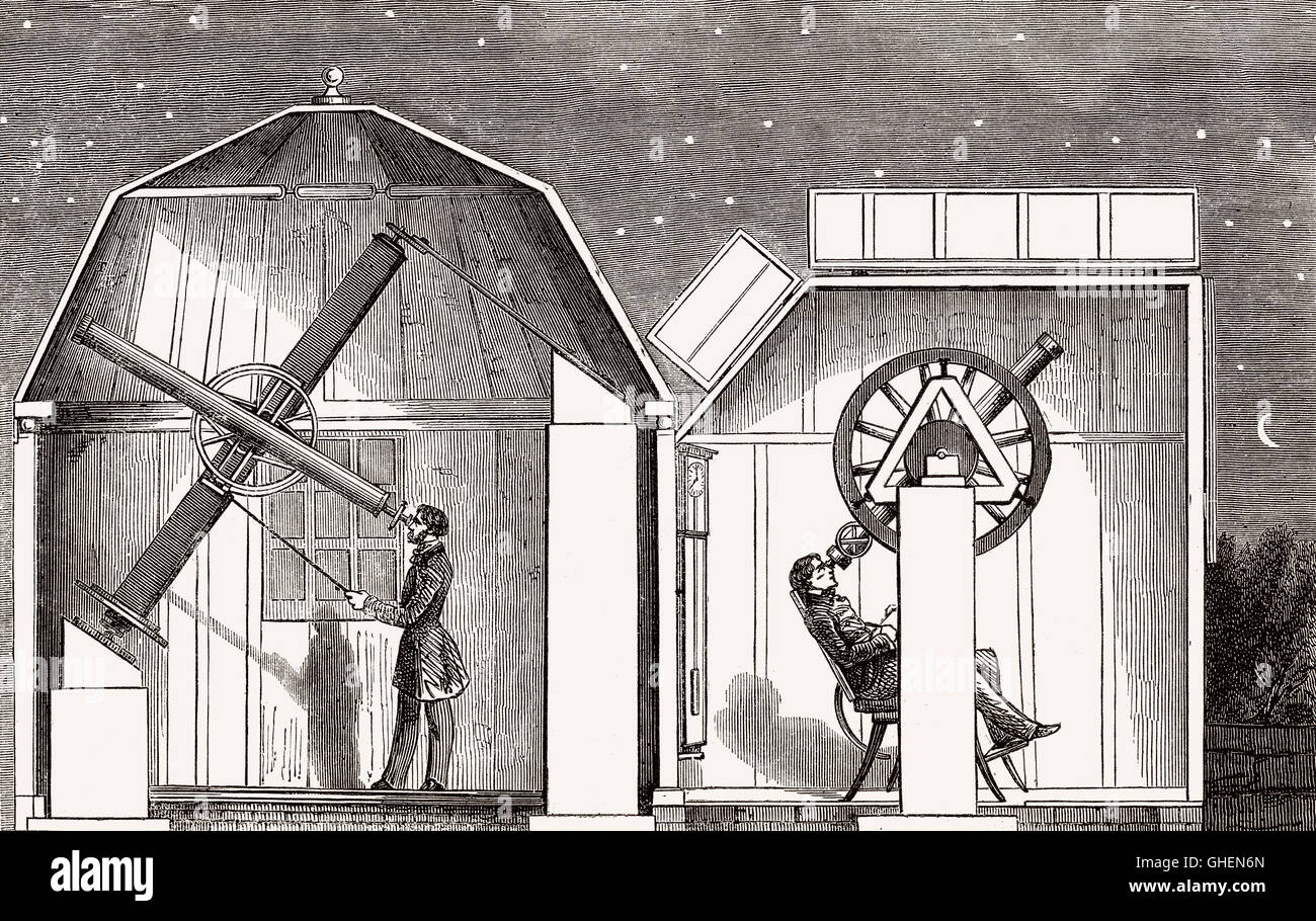 Observatoire astronomique, 19e siècle Banque D'Images