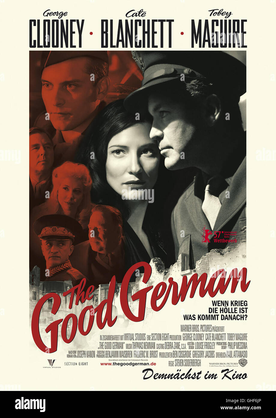 L'ALLEMAND L'Allemand USA 2006 Le bon allemand / Filmplakat Regie : Steven Soderbergh aka. Le bon allemand Banque D'Images