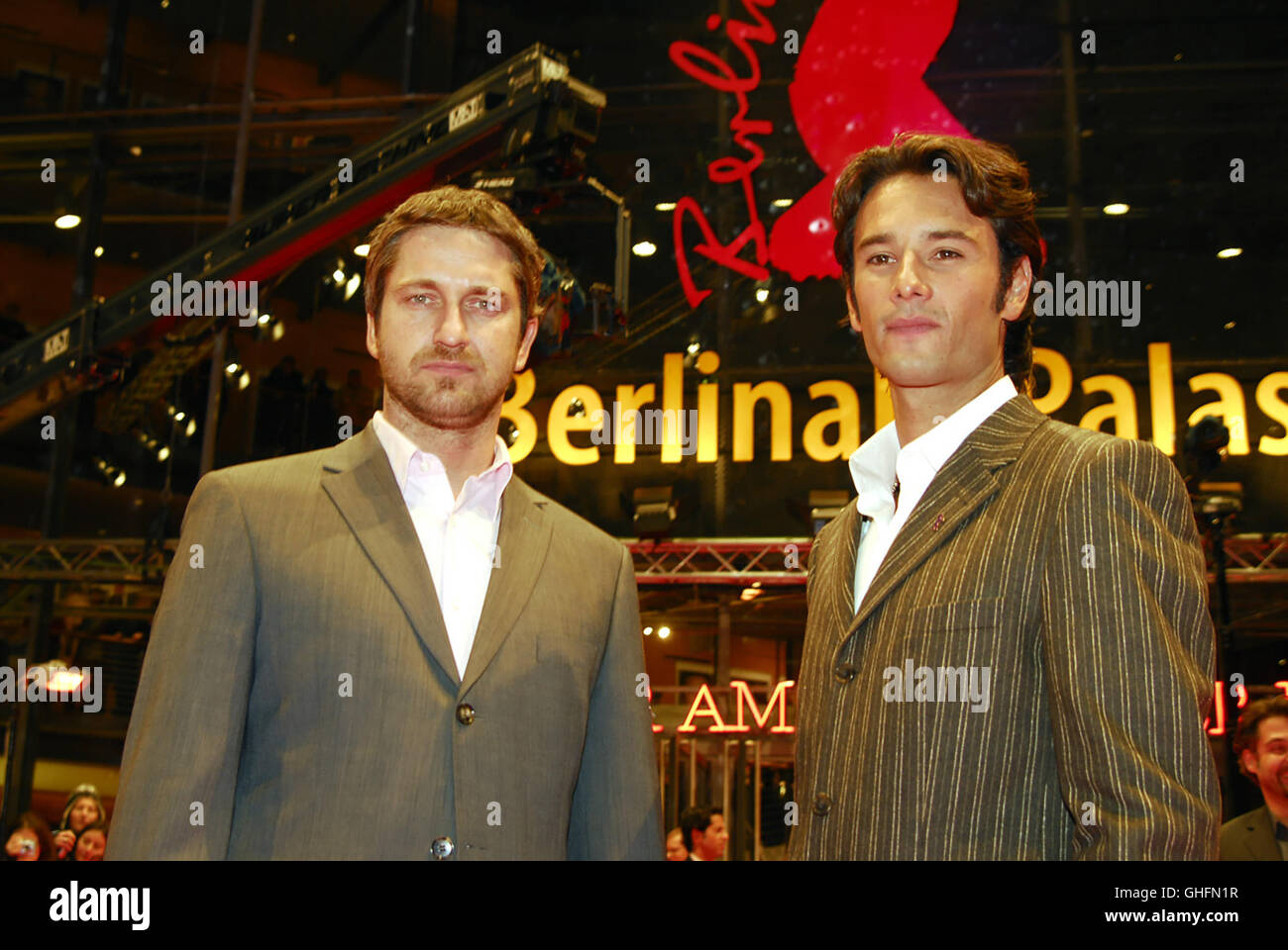 300 300 USA 2006 / 300 de Zack Snyder Berlinale 2007 / Gerard Butler et RODRIGO SANTORO Régie : Zack Snyder aka. 300 Banque D'Images