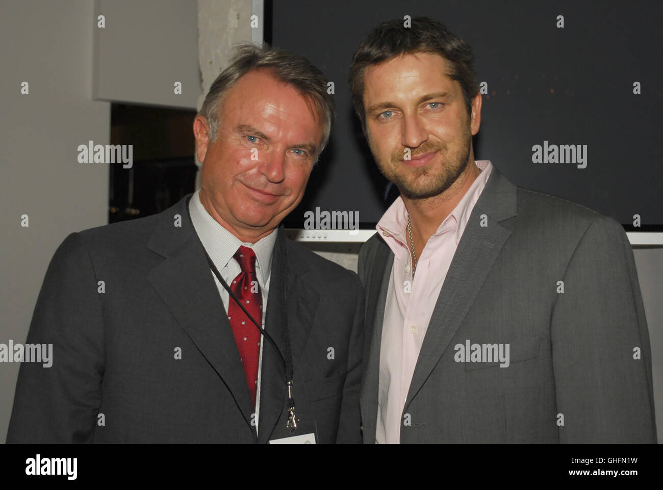 300 300 USA 2006 / 300 de Zack Snyder Berlinale 2007 / SAM NEILL ET GERARD BUTLER Regie : Zack Snyder aka. 300 Banque D'Images