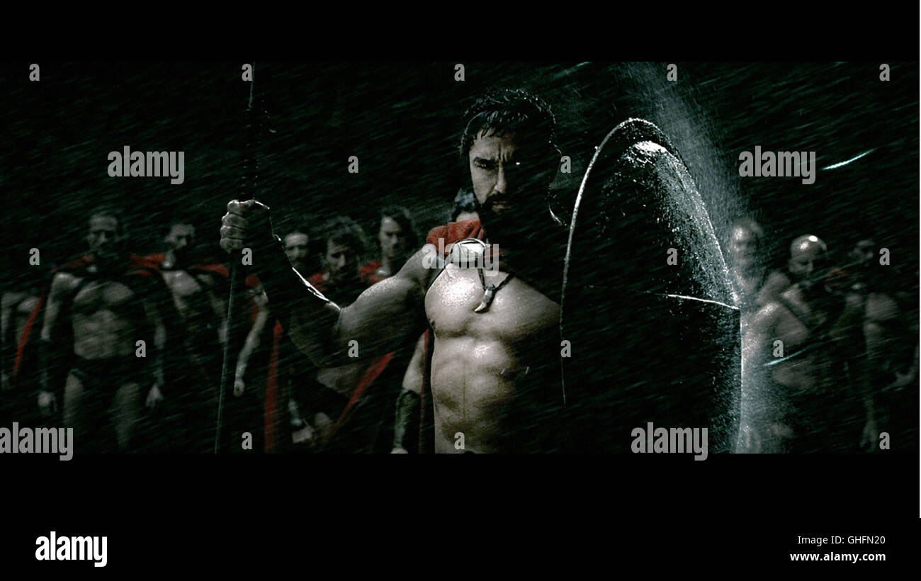300 300 USA 2006 / 300 de Zack Snyder le roi Léonidas (Gerard Butler) Régie : Zack Snyder aka. 300 Banque D'Images