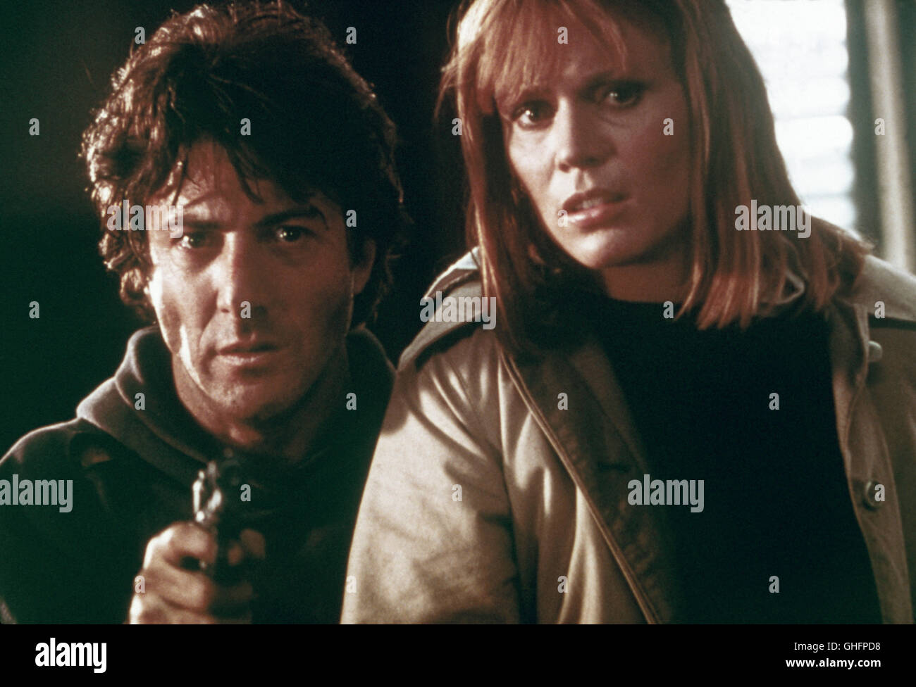 DUSTIN HOFFMAN (Thomas Levy) et Marthe Keller (Elsa Opel) Régie : John Schlesinger Banque D'Images