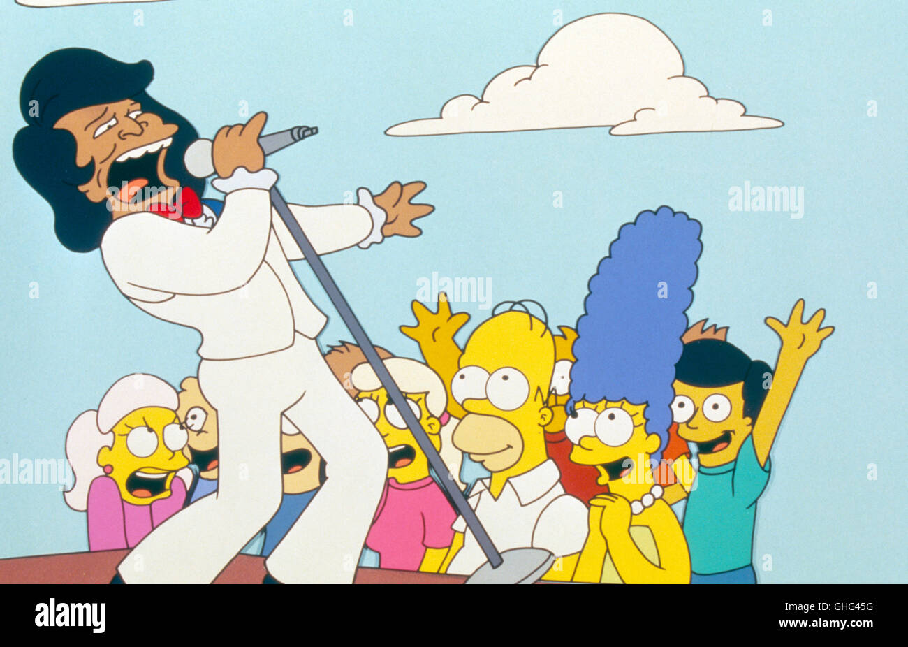 Les Simpson série d'animation américain (depuis 1989) aka. Les Simpsons Banque D'Images