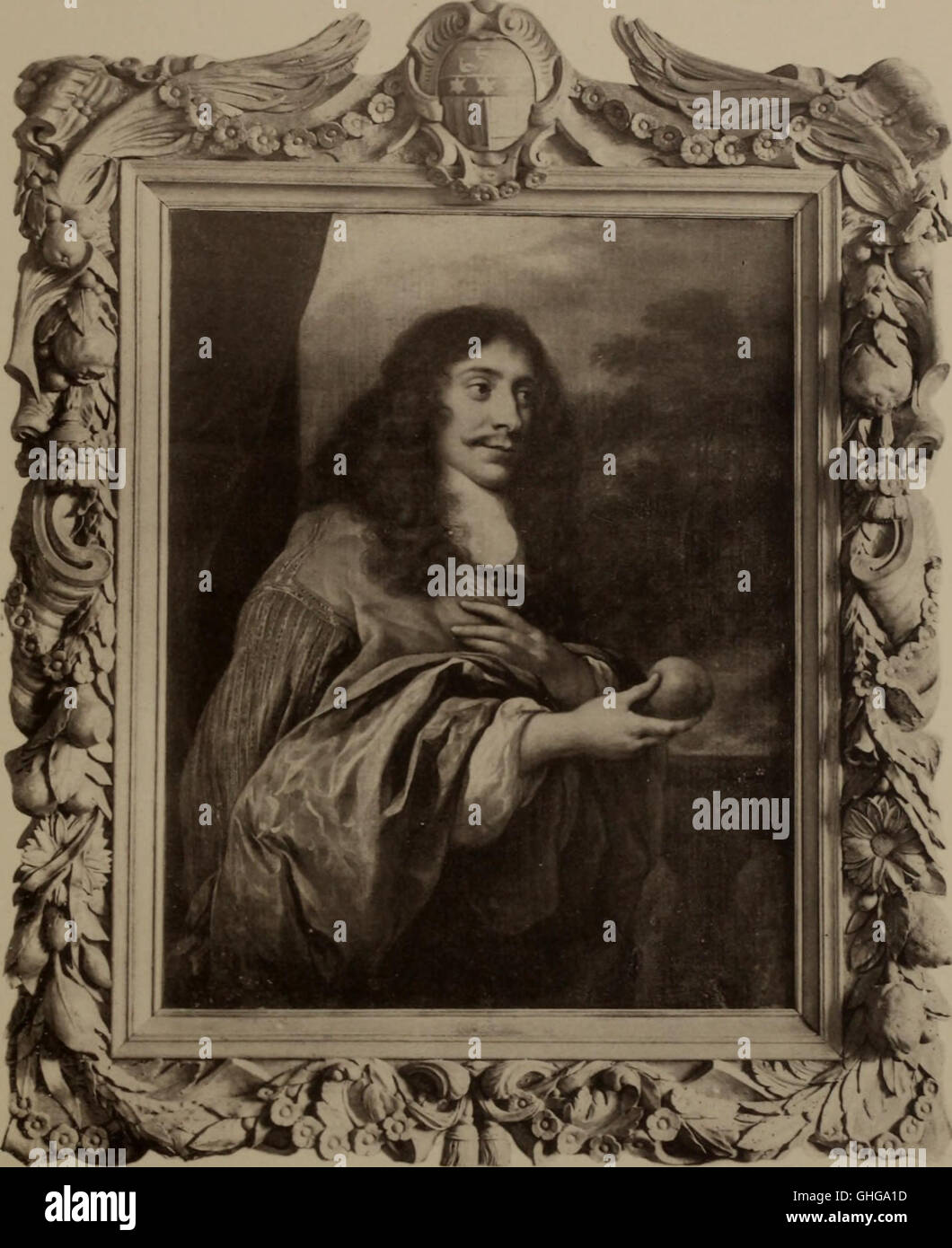 'Galerie de portraits et autres tableaux anciens' (1900) est une collection de portraits et autres peintures antiques. Il offre un regard sur les styles artistiques et les tendances culturelles du passé à travers des représentations détaillées de personnages historiques et de scènes. Banque D'Images