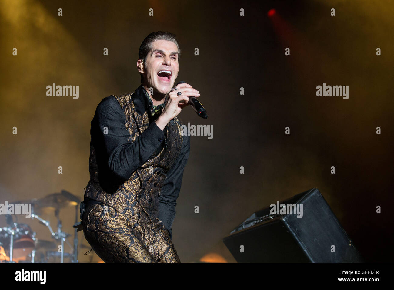 Las Vegas, Nevada, USA. Sep 24, 2016. PERRY FARRELL de Jane's Addiction effectue en direct à la vie est belle musique Festival à Las Vegas, Nevada © Daniel DeSlover/ZUMA/Alamy Fil Live News Banque D'Images