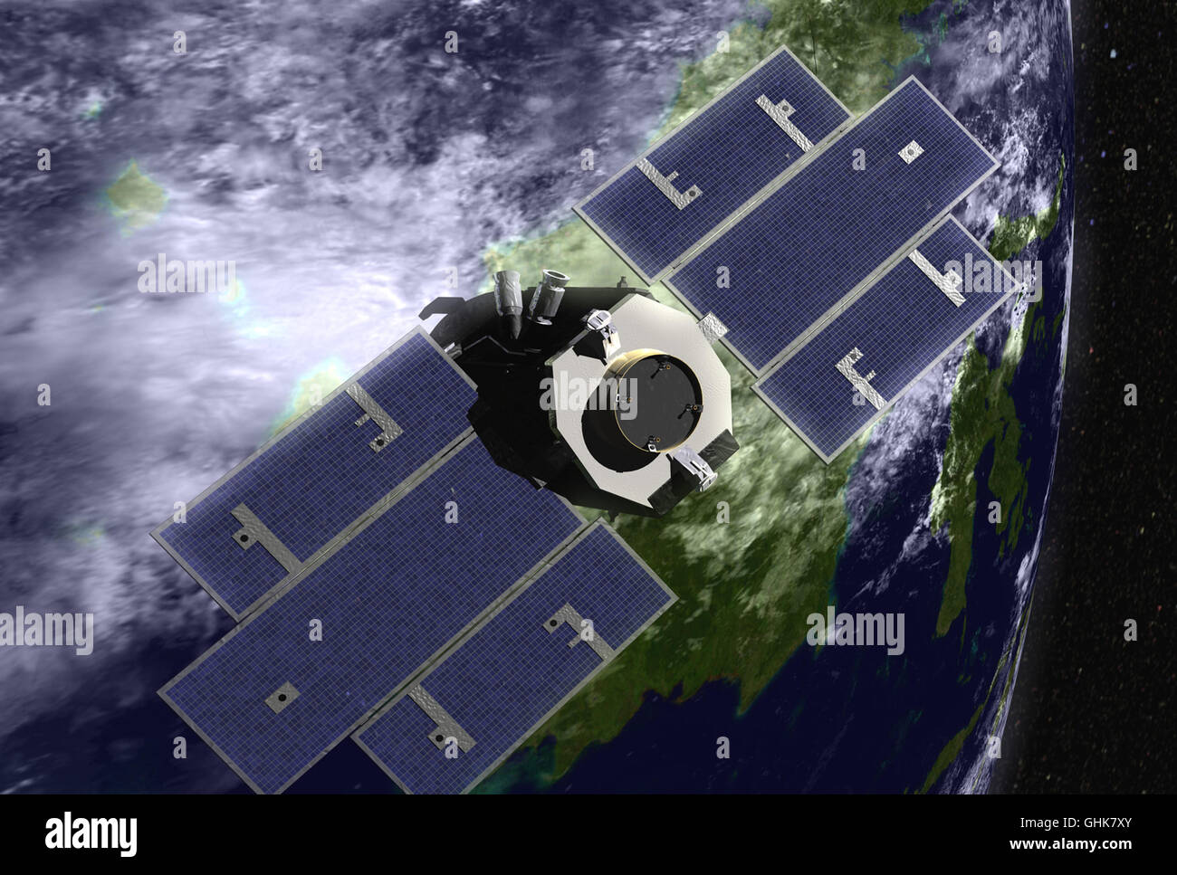 Le satellite d'observation de la Terre, CloudSat Banque D'Images