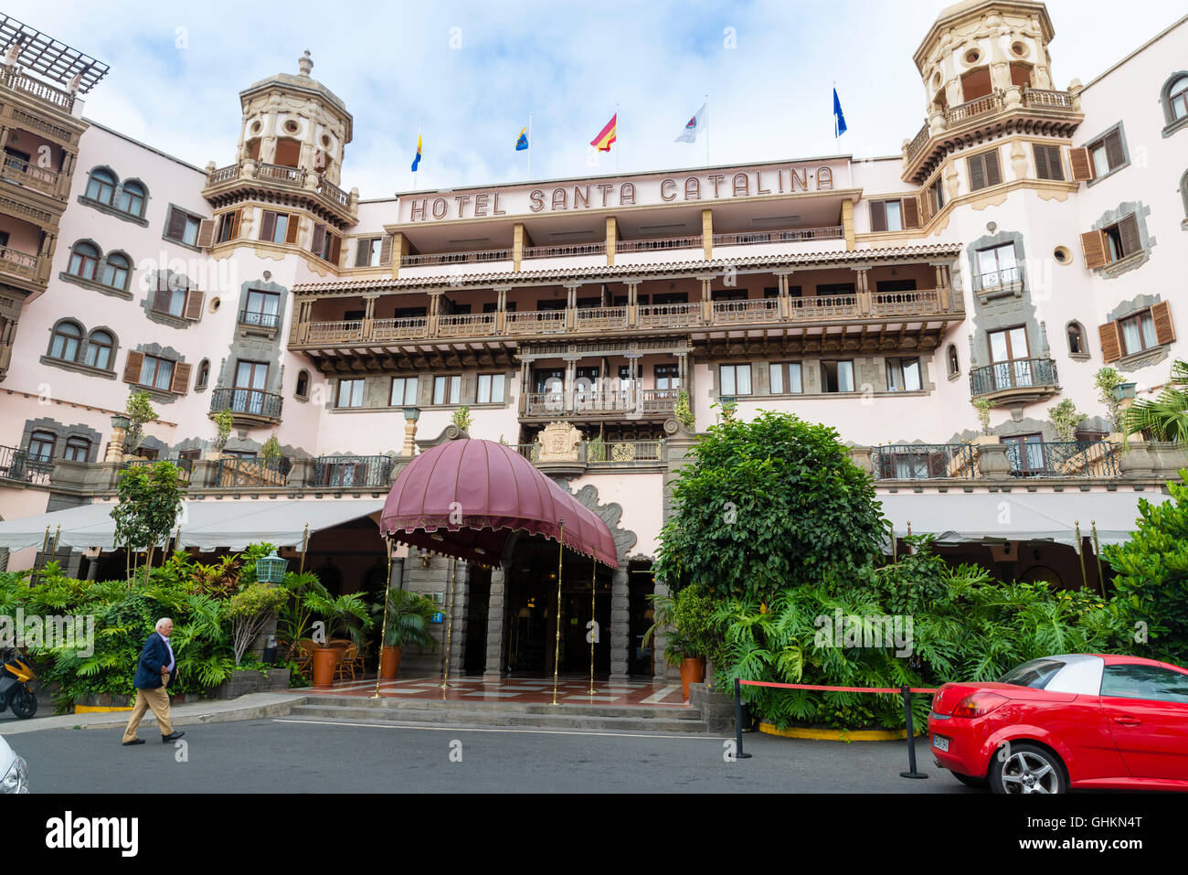 LAS PALMAS, Gran Canaria, Espagne - 3 août 2016 : Hôtel Santa Catalina a été inauguré en janvier 1890, c'est le plus ancien de la Banque D'Images
