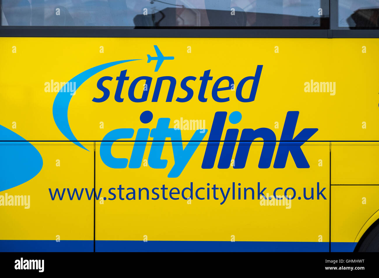 CityLink Stansted Express, Londres, Angleterre, Royaume-Uni Banque D'Images