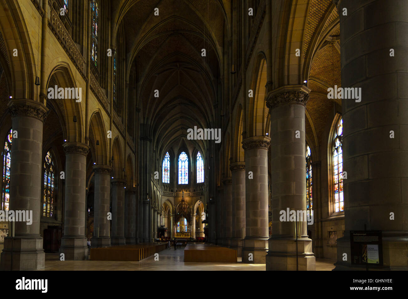 Linz : nouvelle cathédrale, l'église, l'Autriche, Niederösterreich, Autriche supérieure, Zentralraum Banque D'Images