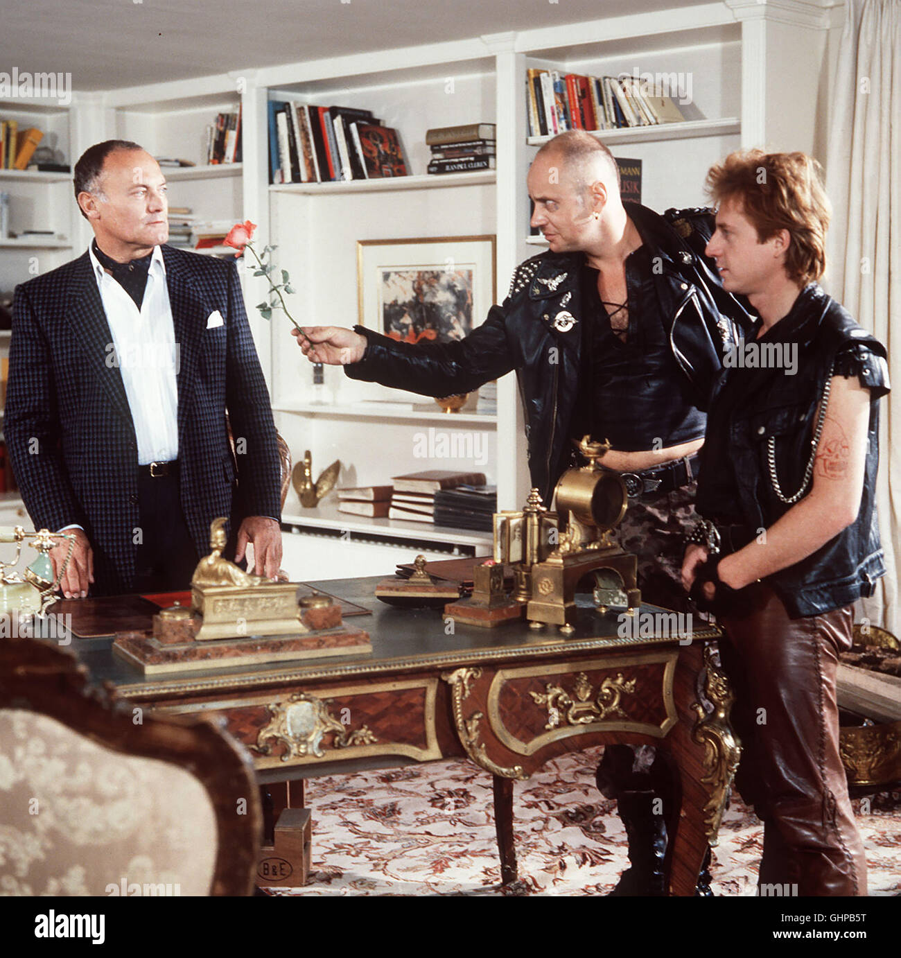 Der alte WERNER KREINDL (Dr Damholz), Andras Fricsay (Horst Buscheck), MARTIN SEMMELROGGE (Fritz Happner) aka. Von nicht die Rede guerre Mord Banque D'Images