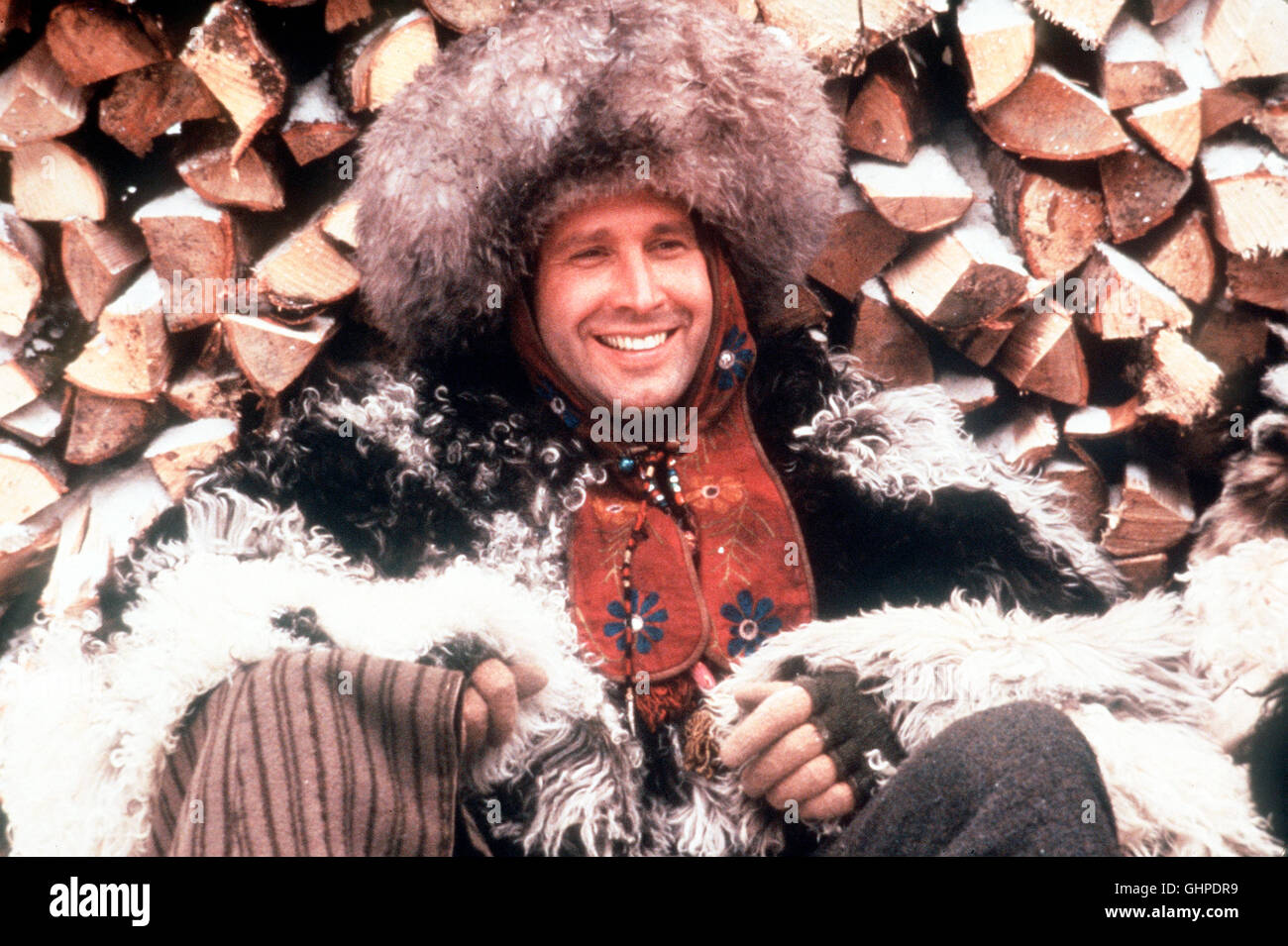 Spione wie wir Zwei tölpelhafte Geheimdienstangehörige - im Gebiet der russischen sollen als 'Kanonenfutter' mißbraucht werden, aber im letzten en Moment, kriegsversessene Militärs die amerikanische un Erstschlag fingieren russischen können. Bild : Dan Akroyd Regie : John Landis aka. Spies Like Us Banque D'Images