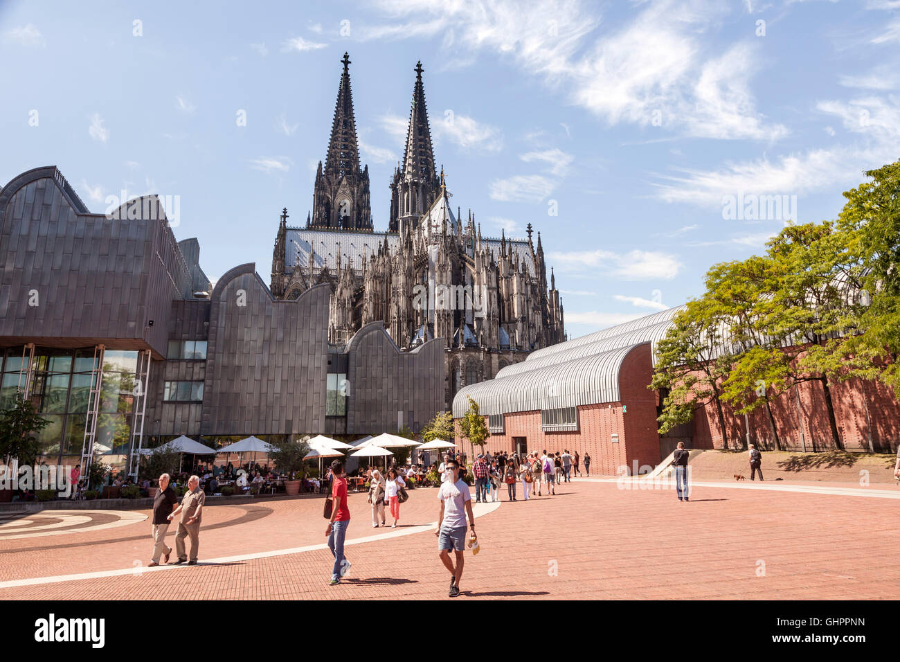 La cathédrale de Cologne. Rhénanie du Nord-Westphalie, Allemagne Banque D'Images