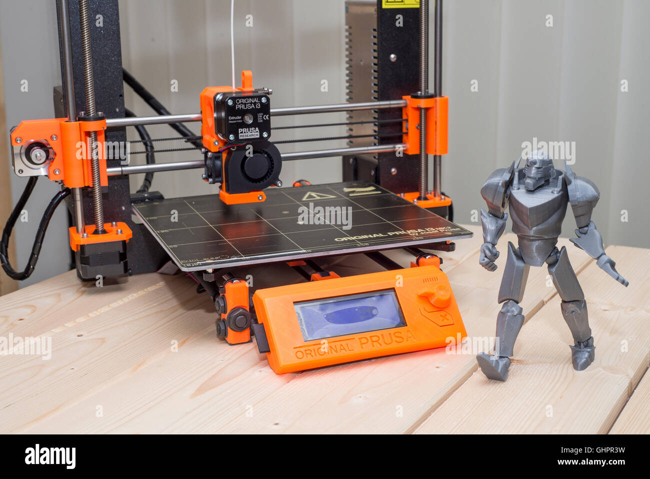 L'imprimante 3D de Josef Prusa, Prusa Original i3 Mk2, heatbed Photo Stock  - Alamy