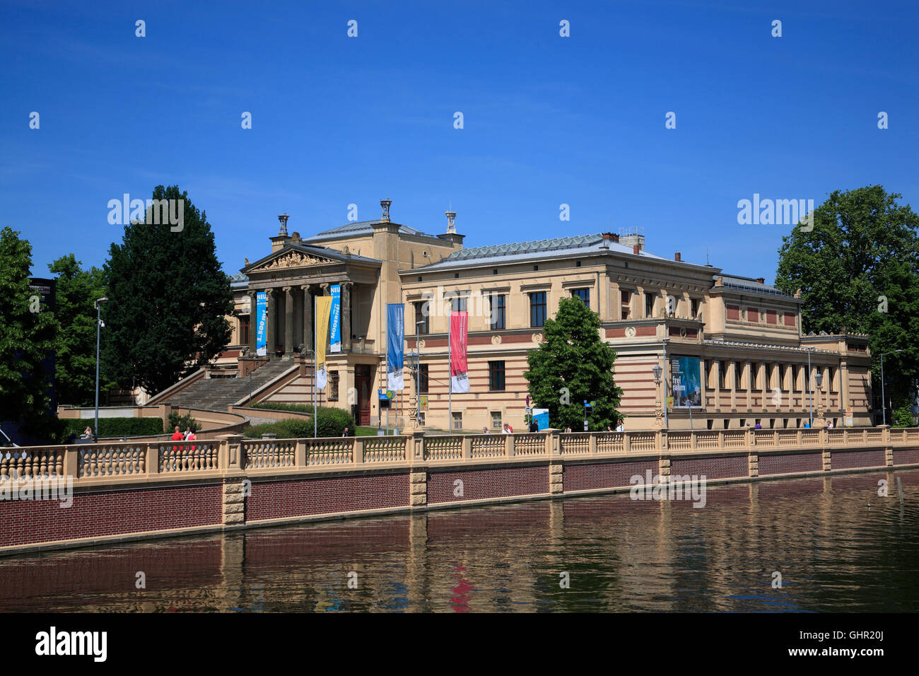 Musée, Galerie Alter und neuer Meister, Schwerin, Mecklembourg Poméranie occidentale, l'Allemagne, de l'Europe Banque D'Images