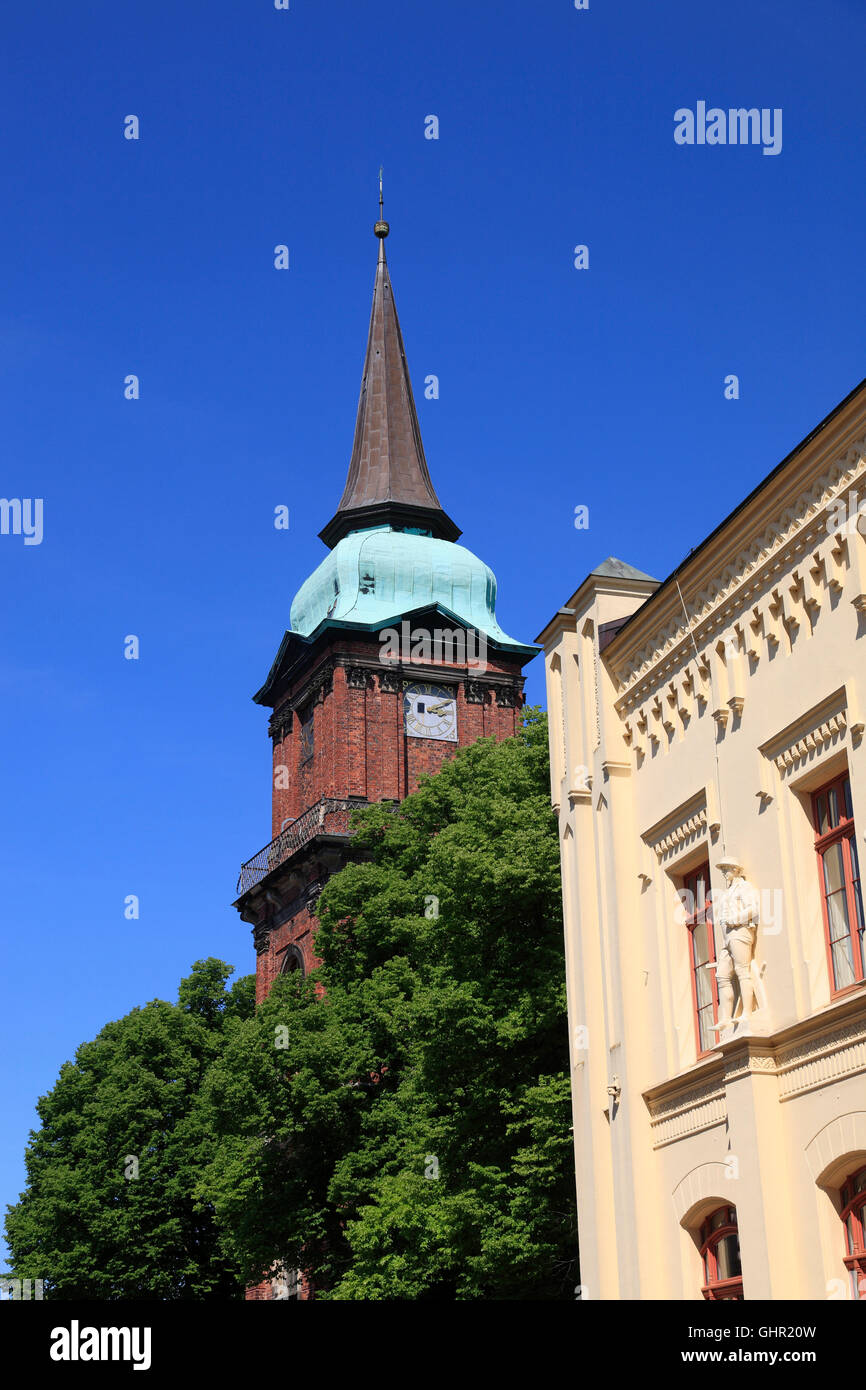 Schelfkirche St. Nikolai, Schwerin, Mecklembourg Poméranie occidentale, l'Allemagne, de l'Europe Banque D'Images