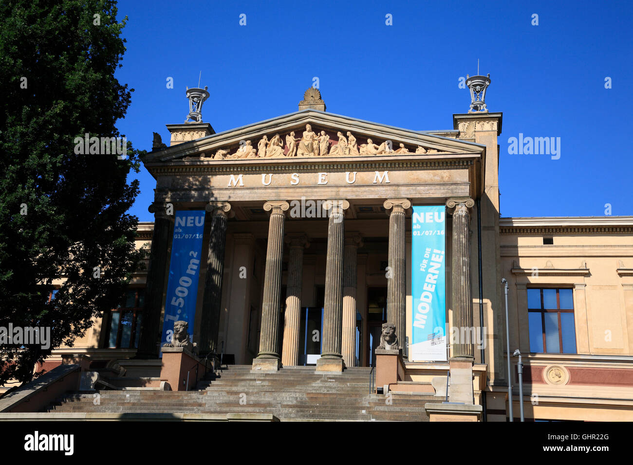 Musée, Galerie Alter und neuer Meister, Schwerin, Mecklembourg Poméranie occidentale, l'Allemagne, de l'Europe Banque D'Images