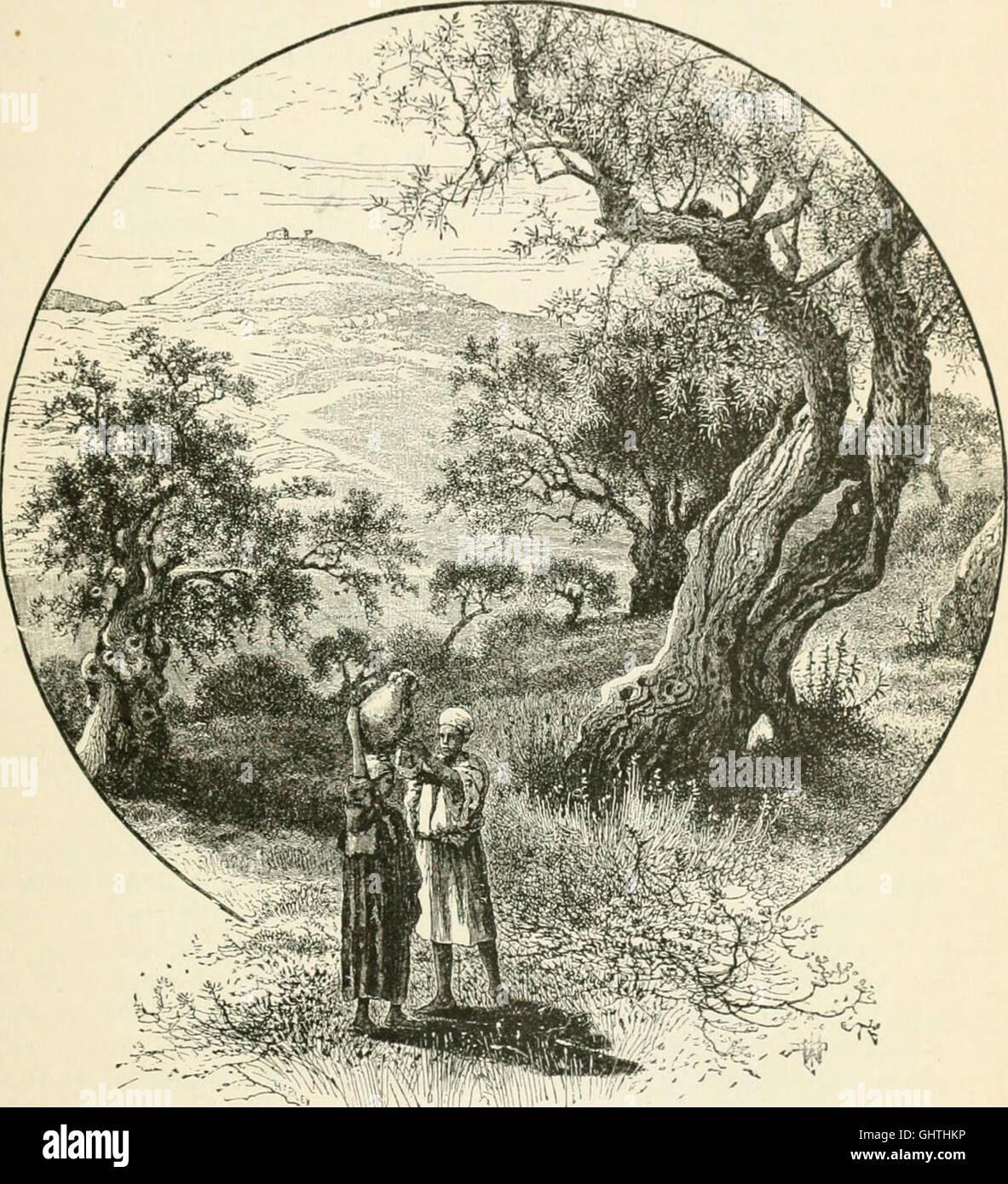 La Terre Sainte et la Bible ; (1888) Banque D'Images