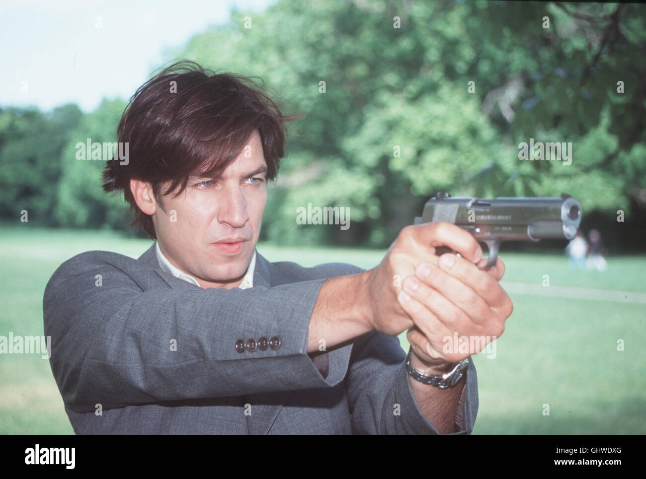 Kommissr Kommissar Rex Moser (TOBIAS MORETTI) sucht nach dem Hypnose-Mörder. Regie : Wolfgang Dickmann aka. Unter Hypnose Banque D'Images