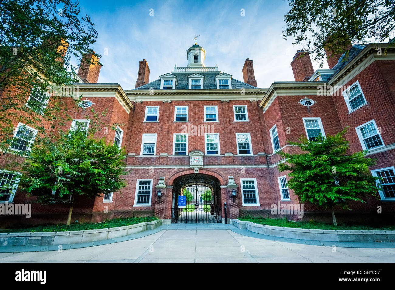 Silliman College, à l'université de Yale, à New Haven, Connecticut. Banque D'Images