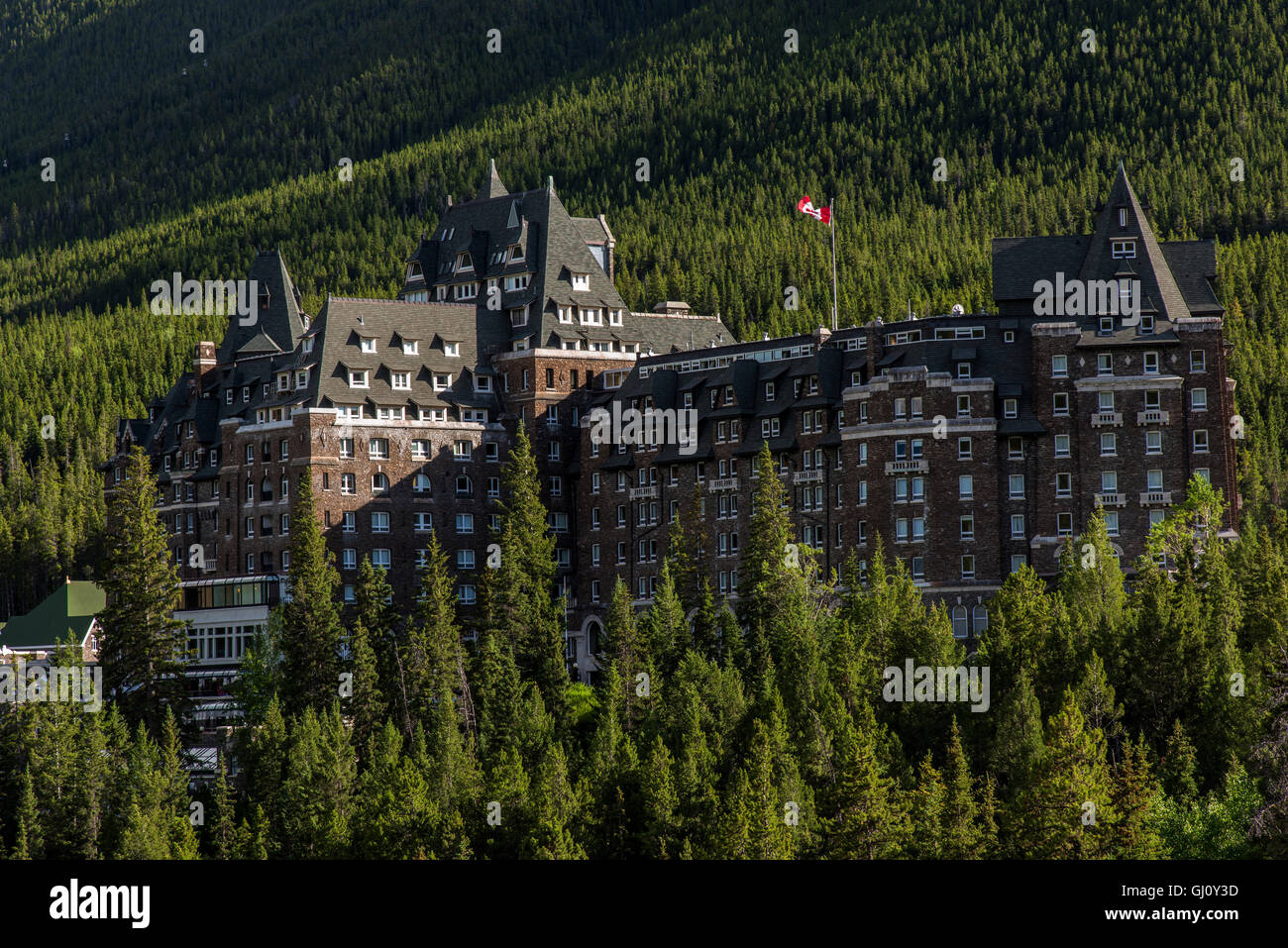 Fairmont Banff Springs Hotel, Banff, Alberta, Canada Banque D'Images