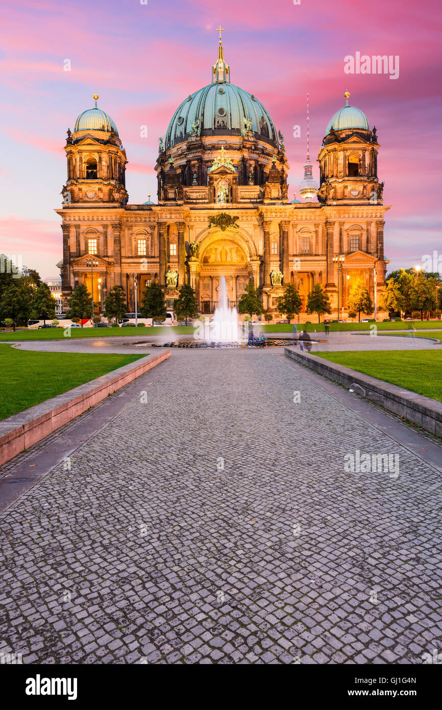 La Cathédrale de Berlin à Berlin, Allemagne. Banque D'Images