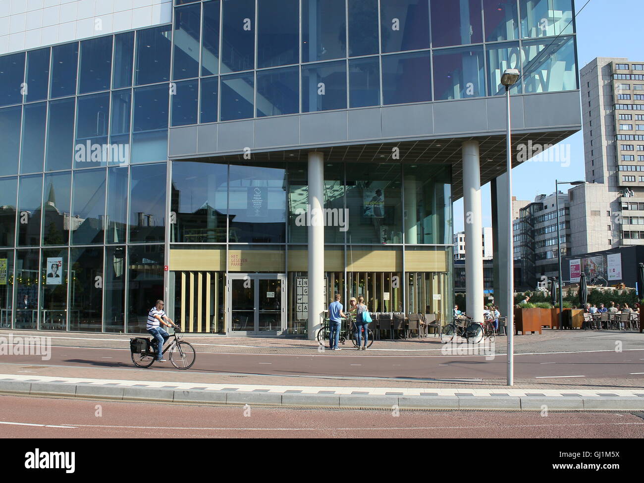 Entrée de TivoliVredenburg complexe musique contemporaine à Utrecht, Pays-Bas (été 2015) à Vredenburgkade Banque D'Images