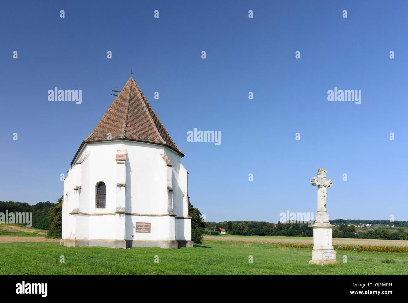 Deutsch Schützen-Eisenberg : ancienne église hl. Martin, l'Autriche, Burgenland, Banque D'Images