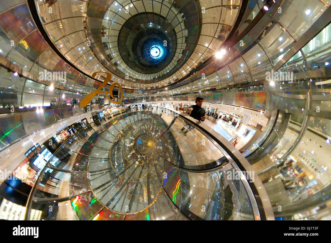 Full Circle : Panorama, Lafaeyette Galeries Berlin-Mitte. Banque D'Images