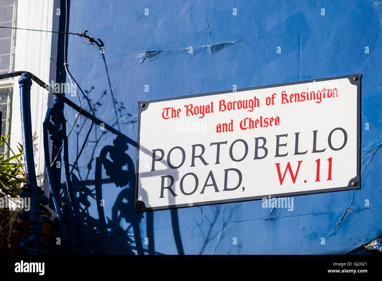 Portobello Road, Londres, Angleterre, Royaume-Uni Banque D'Images