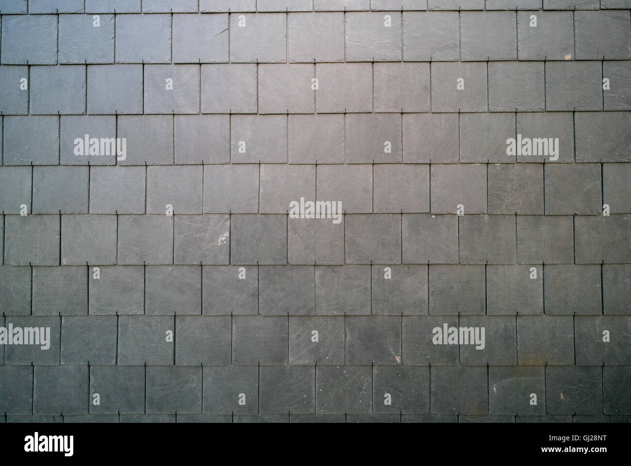 Slate roof tiles background Banque D'Images