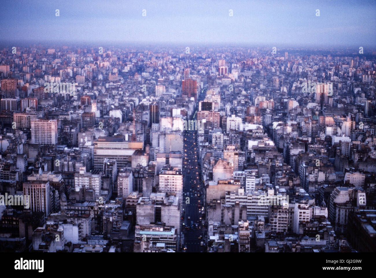 Vue aérienne, Buenos Aires, Argentine, Amérique du Sud Banque D'Images