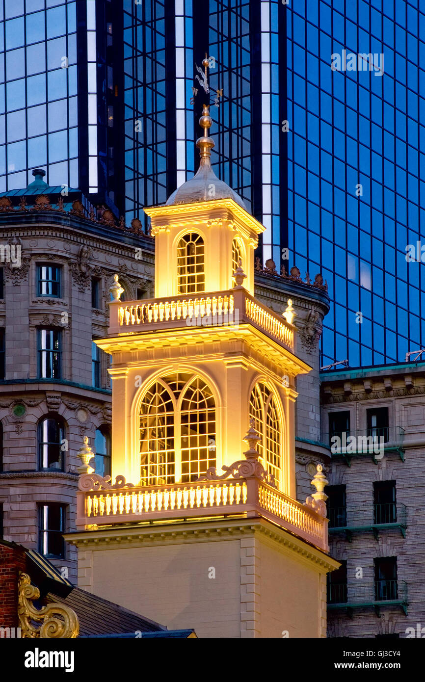 Old State House à Boston, Massachussets, USA Banque D'Images