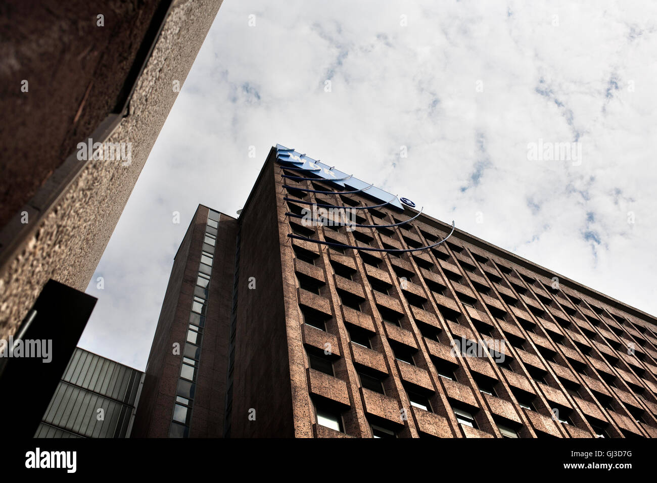 Complexe de bureaux moderne de WDR TV channel architecture d'après-guerre à Cologne Allemagne Banque D'Images