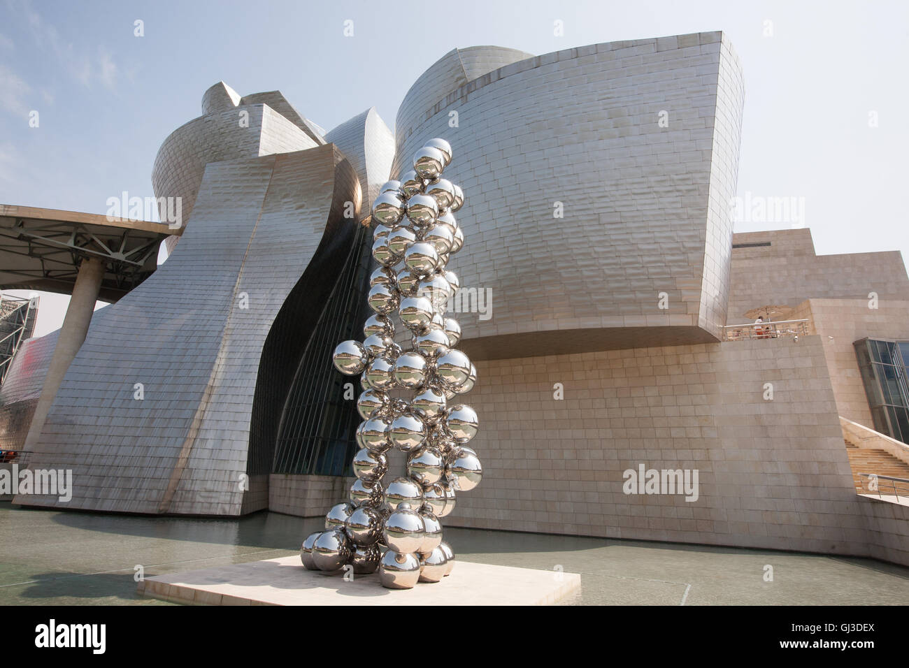 Au Musée Guggenheim Bilbao,Basque,, Espagne, Europe. Banque D'Images