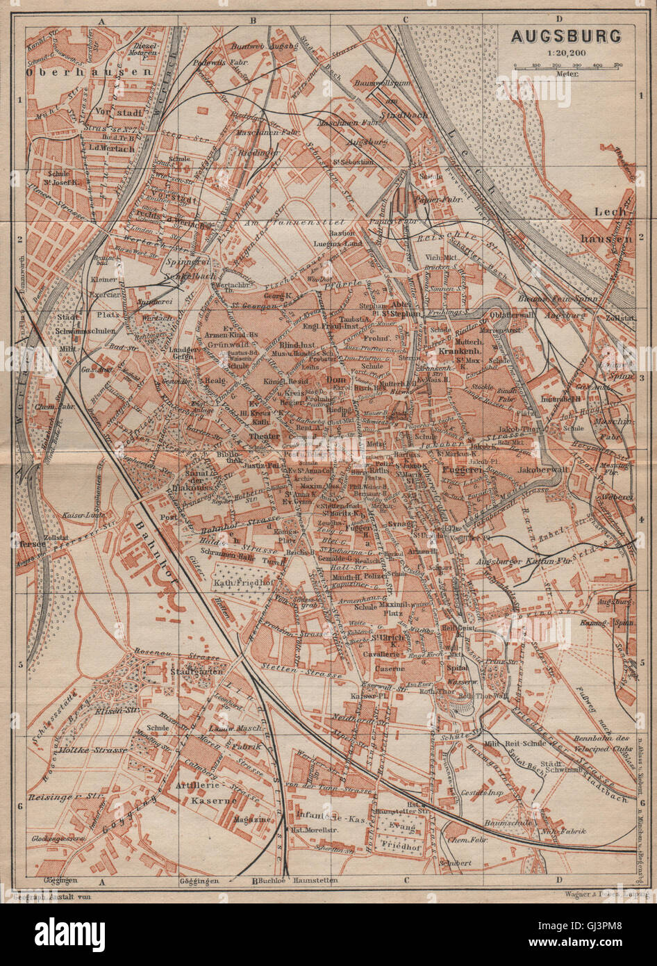 Carte ancienne de la Haute-Bavière, Allemagne, vers 1690 - En vente sur France