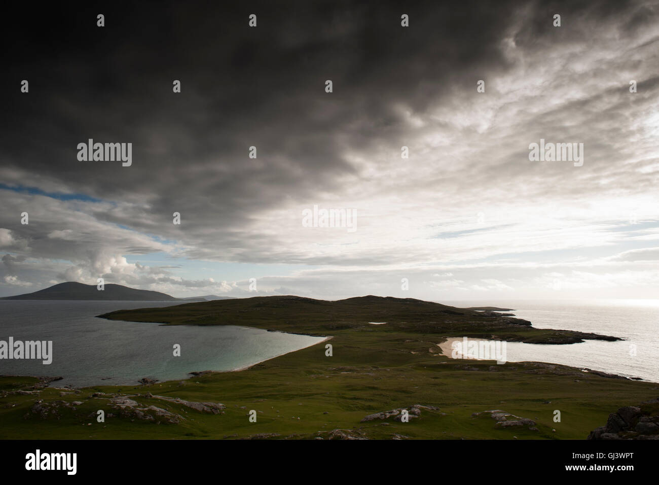 Taransay, une île dans les Hébrides extérieures en Écosse. Banque D'Images