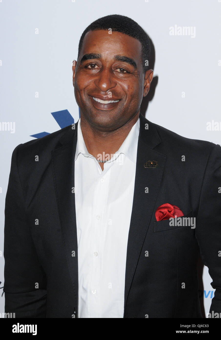 Beverly Hills, CA, USA. 12Th Aug 2016. 12 août 2016 - Los Angeles, Californie. Le Cris Carter. 16e Congrès annuel de Harold et Carole lors du Gala de la Fondation de la pompe au Beverly Hilton Hotel. Crédit photo : Birdie Thompson/AdMedia Crédit : Birdie Thompson/AdMedia/ZUMA/Alamy Fil Live News Banque D'Images