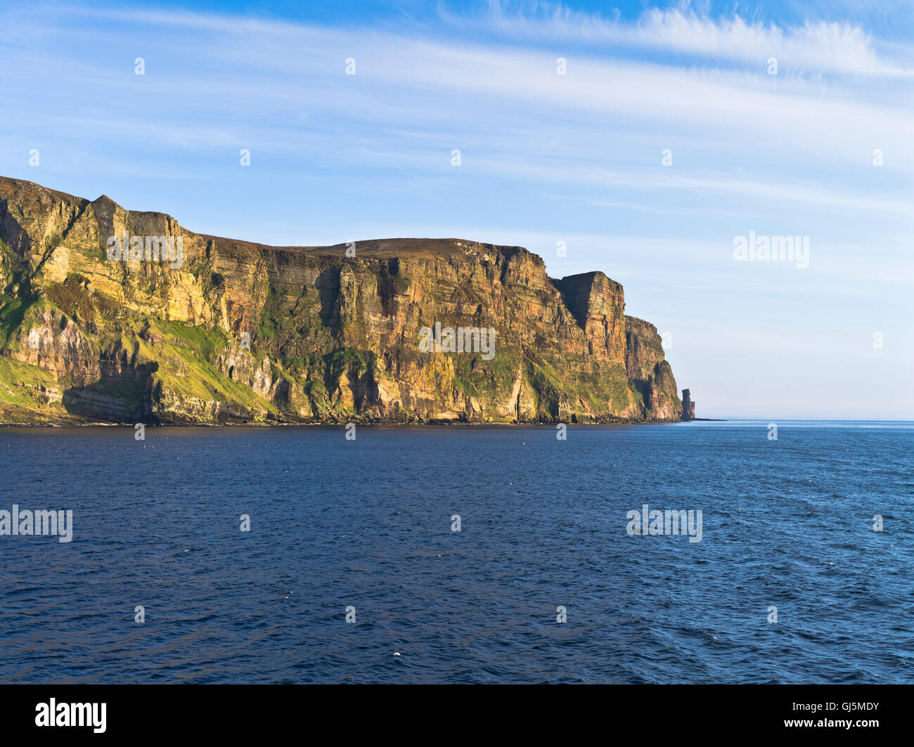 Dh St Johns Chef HOY Hoy Orcades de falaises de grès de vieil homme de plus seacliffs Royaume-uni Hoy Banque D'Images